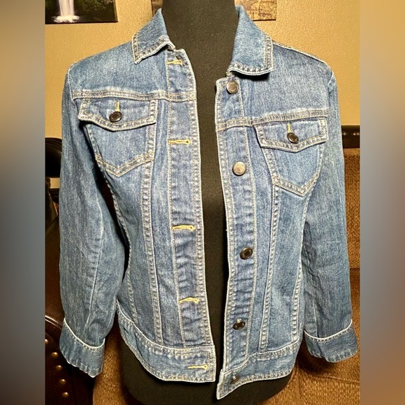 The Limited Jackets & Blazers - The Limited Classic Blue Denim Jacket